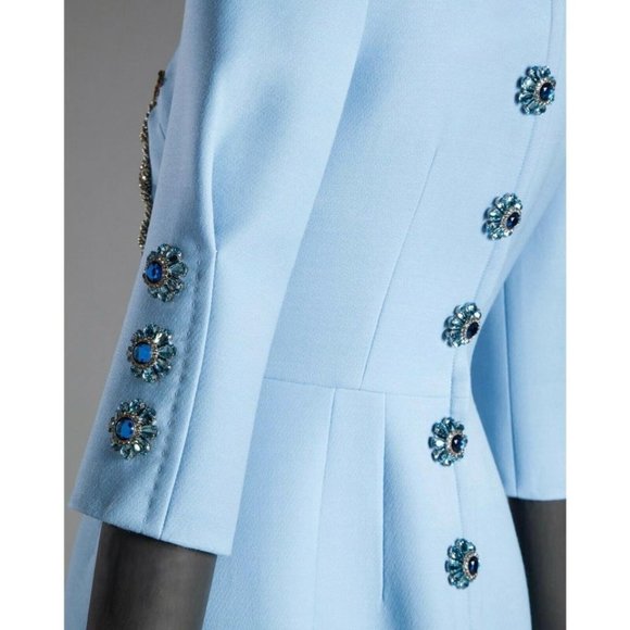 Dolce And Gabbana Blue Short Night Out Dress Size 40 IT S US - Picture 12 of 15